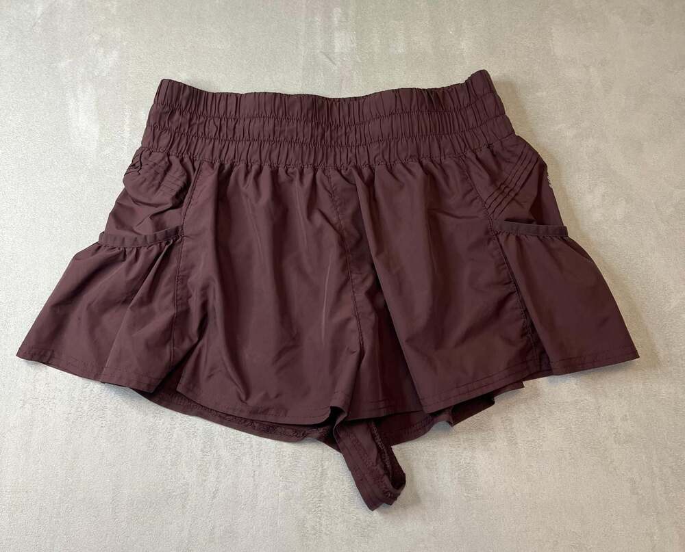 FP Movement Free People Get Your Flirt On Shorts in Wine